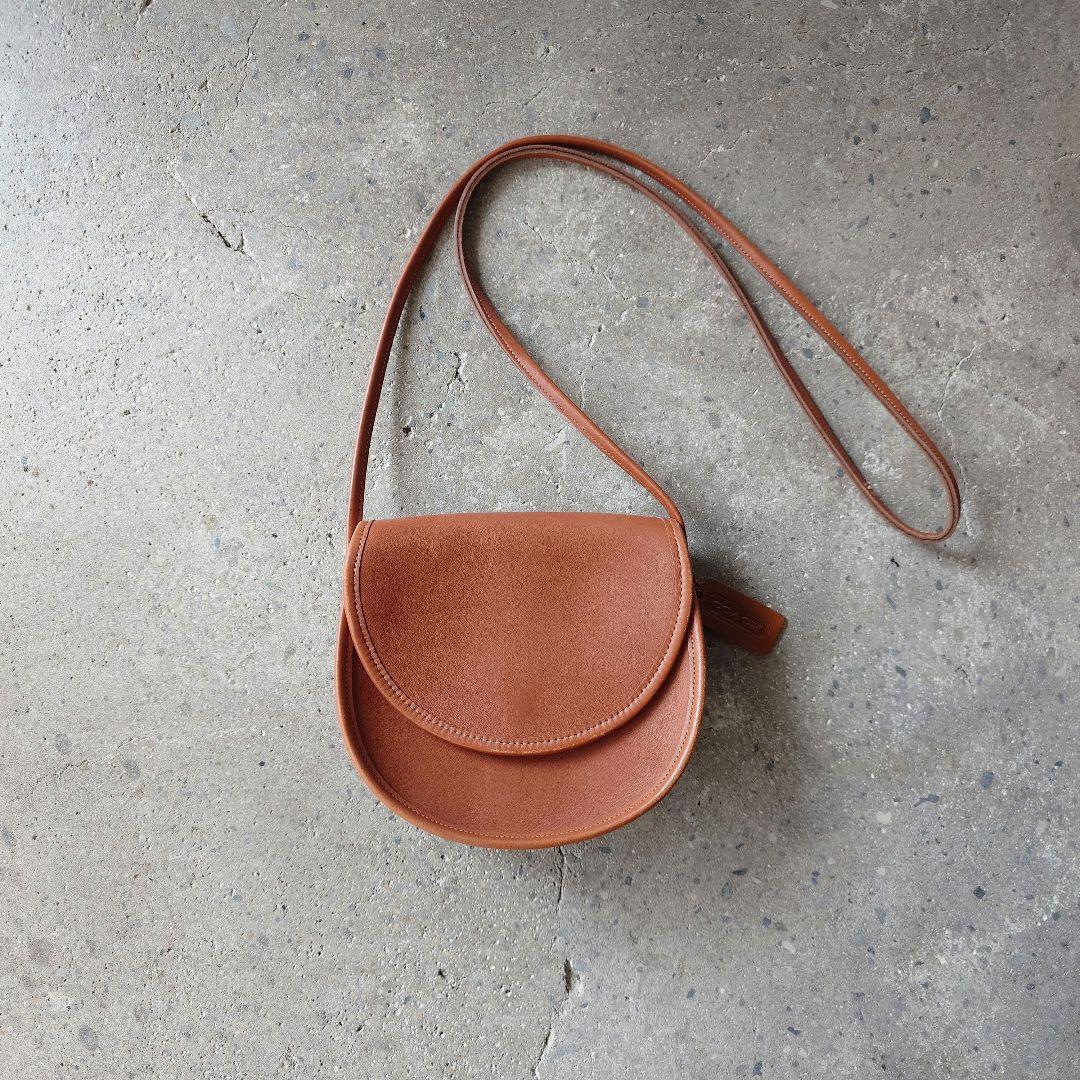 OLD COACH grove leather shoulder bag Made in USA