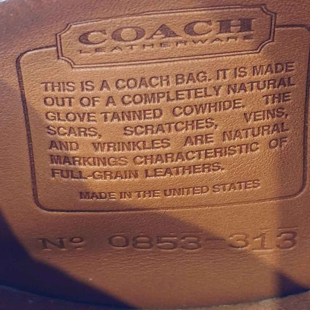 OLD COACH grove leather shoulder bag Made in USA