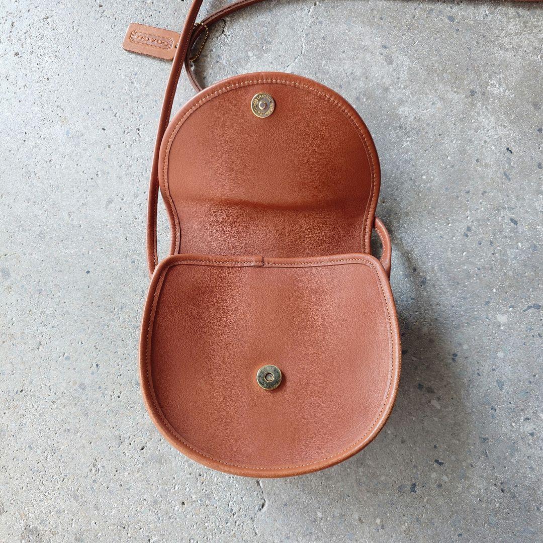 OLD COACH grove leather shoulder bag Made in USA