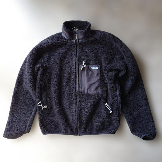 patagonia retro cardigan black USA S