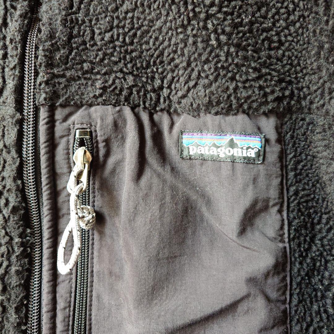 patagonia retro cardigan black USA S