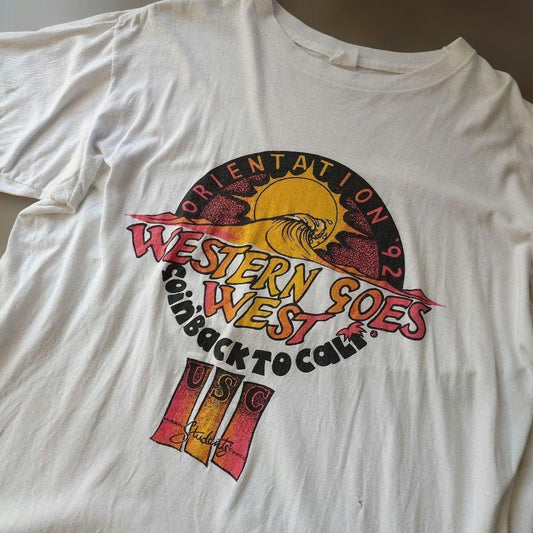 90s western goes west event tee