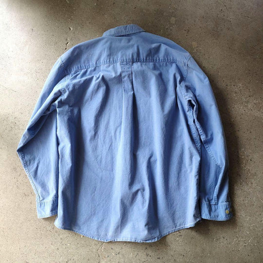 LLBEAN cotton work shirts L