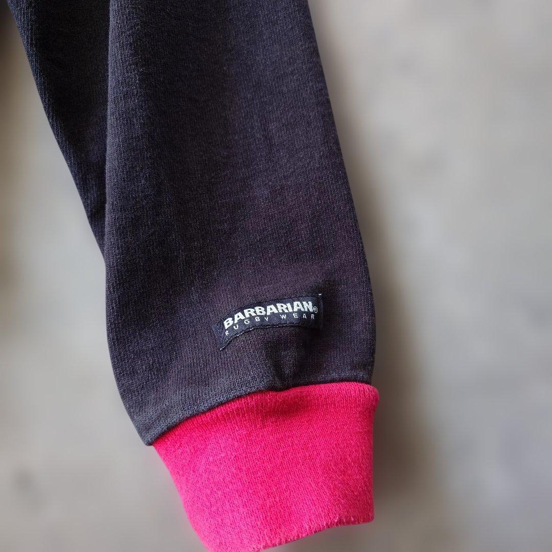 BARBARRIAN rugby shirts cardigan XL