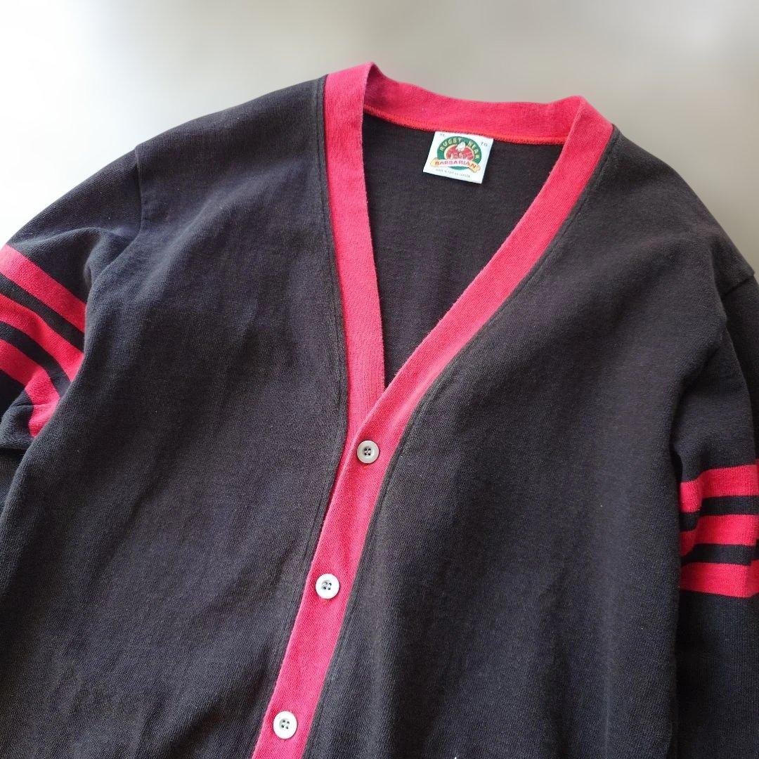 BARBARRIAN rugby shirts cardigan XL