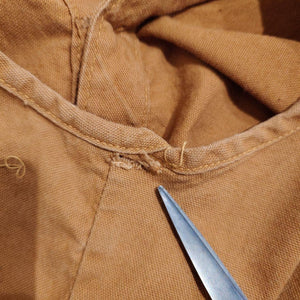 old hunting canvas vest