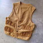 画像をギャラリービューアに読み込む, old hunting canvas vest
