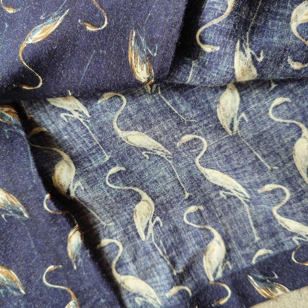 90s poloralphlauren rayon hawaiian shirts flamingo