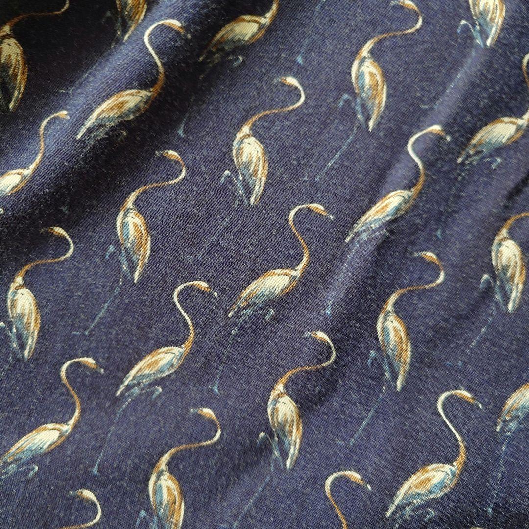 90s poloralphlauren rayon hawaiian shirts flamingo