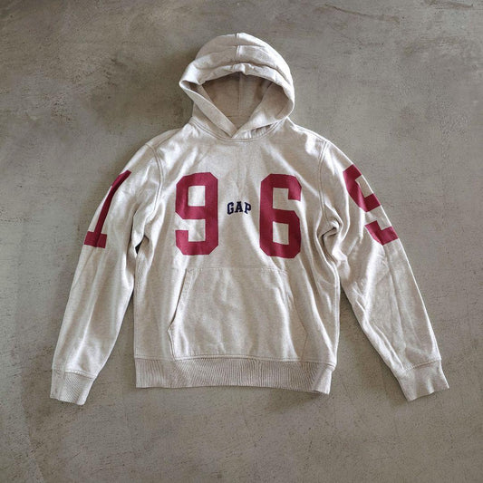 Used GAP College print seat parka プリントスウェットパーカー M