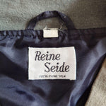 画像をギャラリービューアに読み込む, Used Silk100 blouson リブブルゾン　アウター　MA1　ドロップショルダー
