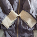 画像をギャラリービューアに読み込む, Used Silk100 blouson リブブルゾン　アウター　MA1　ドロップショルダー
