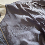 画像をギャラリービューアに読み込む, Used Silk100 blouson リブブルゾン　アウター　MA1　ドロップショルダー
