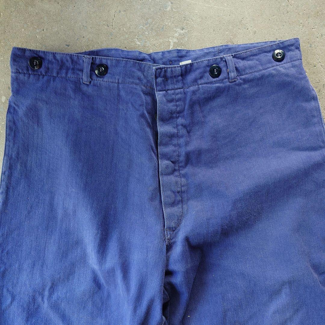 Germany Herrinbone Wide Work Pants ドイツ　ヘリンボーン　ワイドワークパンツ　XL