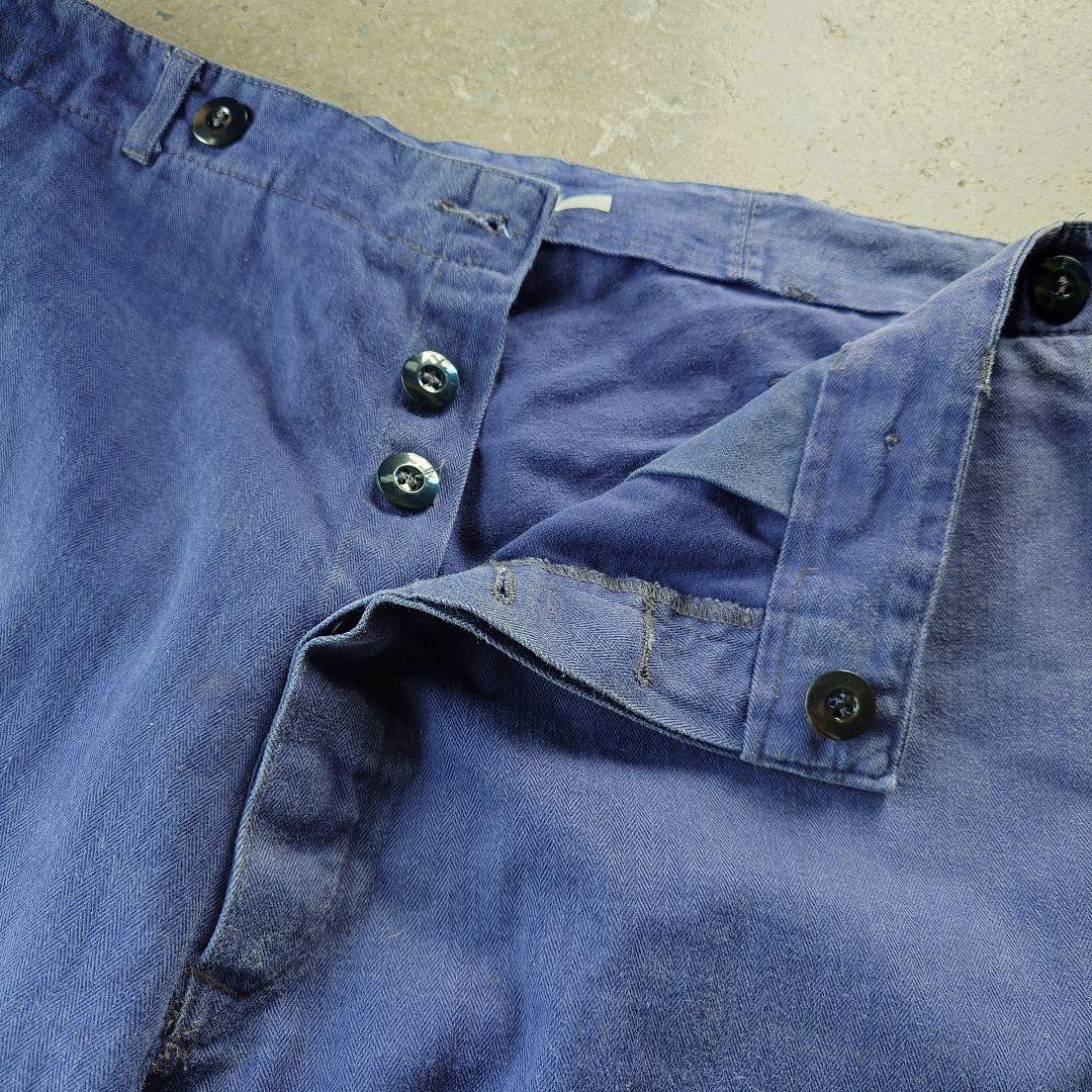 Germany Herrinbone Wide Work Pants ドイツ　ヘリンボーン　ワイドワークパンツ　XL