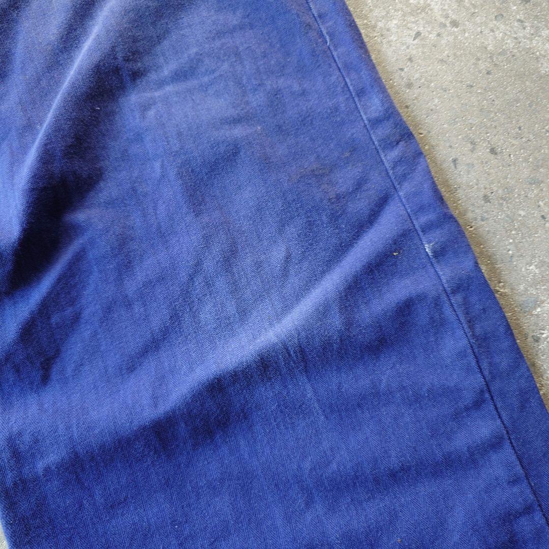 Germany Herrinbone Wide Work Pants ドイツ　ヘリンボーン　ワイドワークパンツ　XL