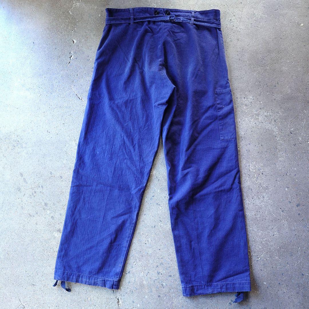 Germany Herrinbone Wide Work Pants ドイツ　ヘリンボーン　ワイドワークパンツ　XL