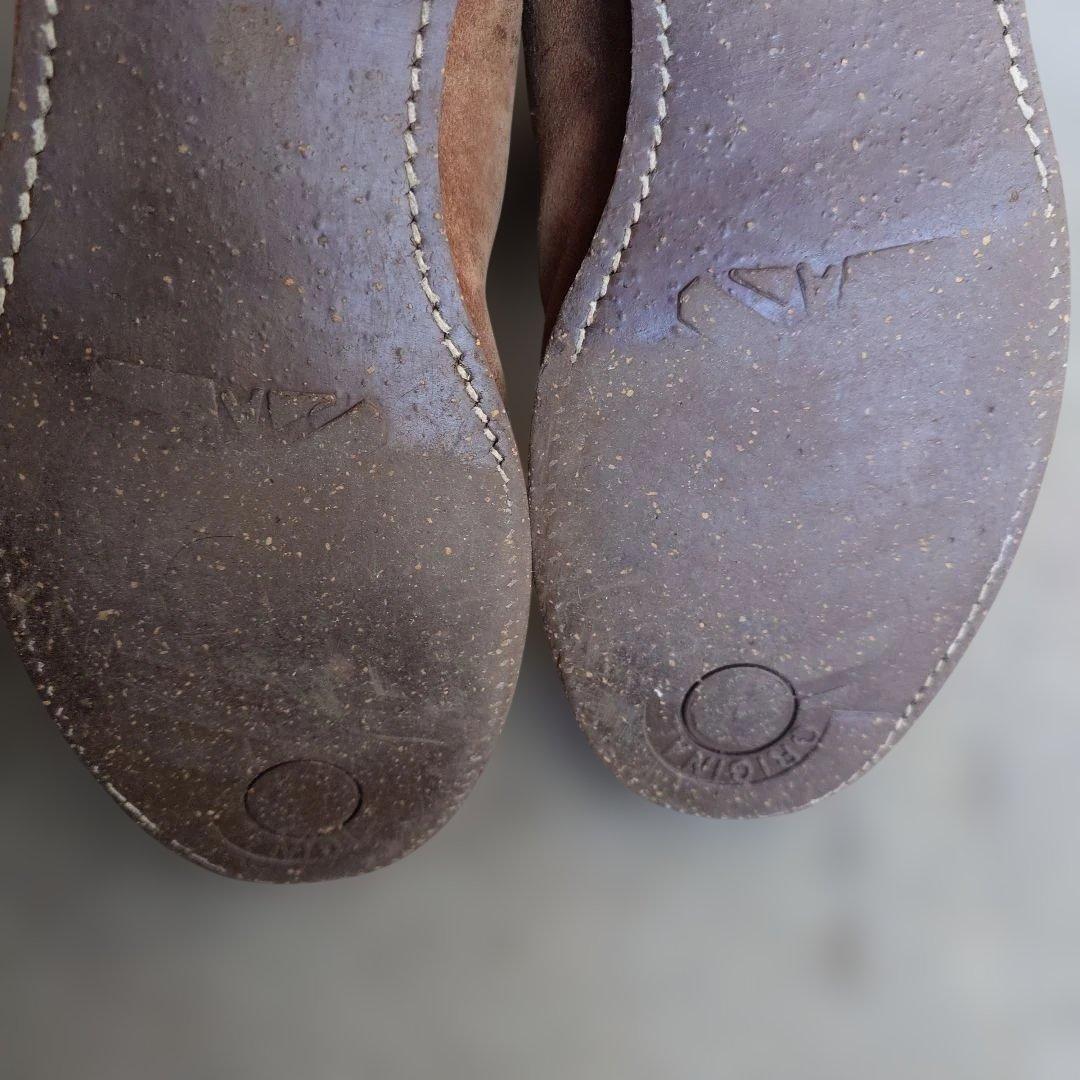 70s suede pecos boots 10inch