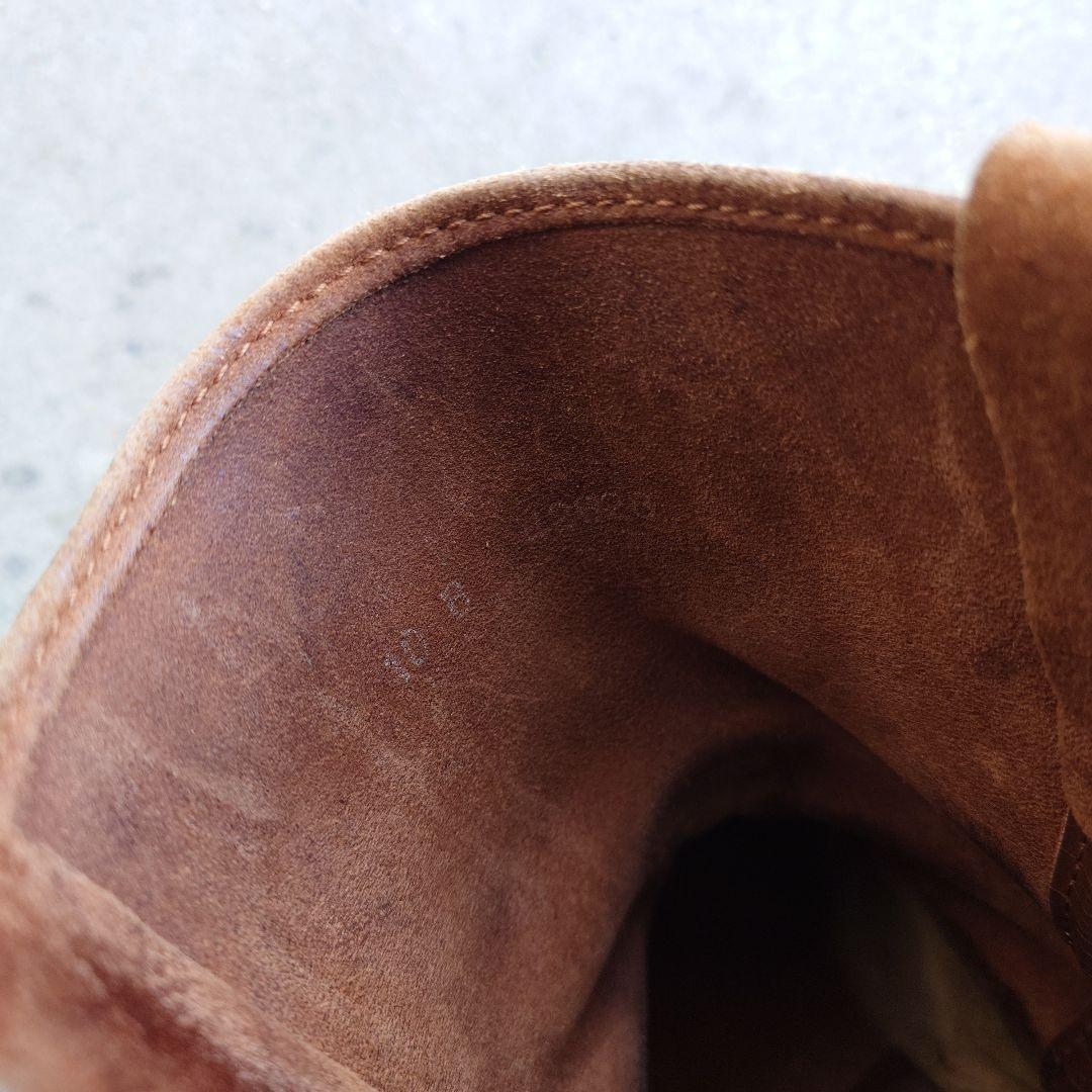 70s suede pecos boots 10inch