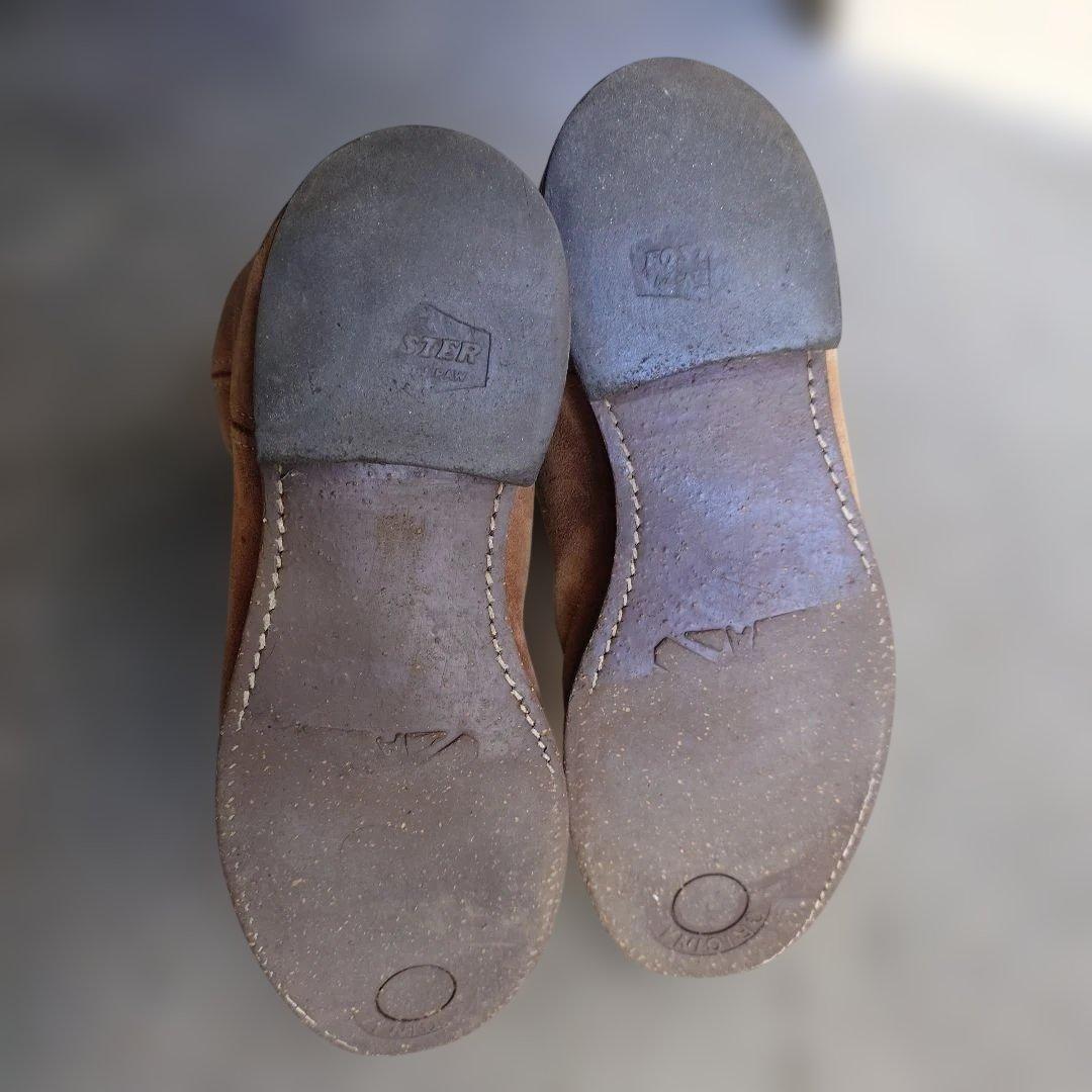 70s suede pecos boots 10inch