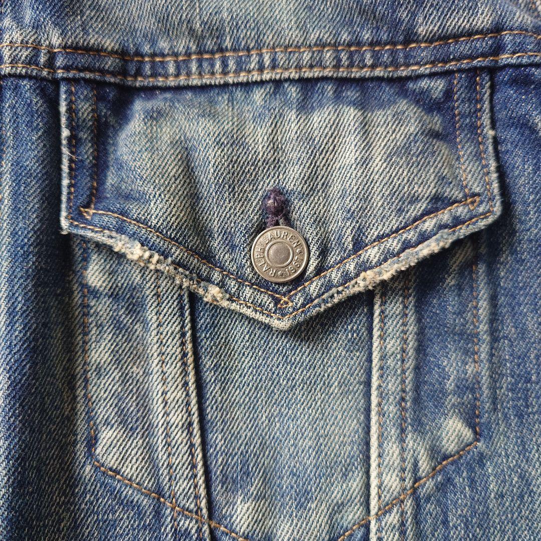poloralphlauren faded denim jacket M