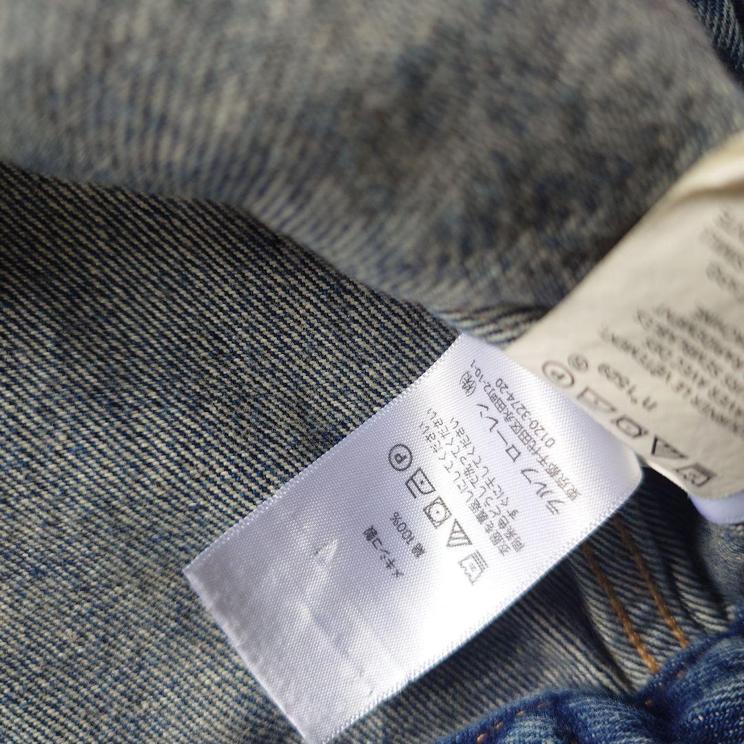 poloralphlauren faded denim jacket M