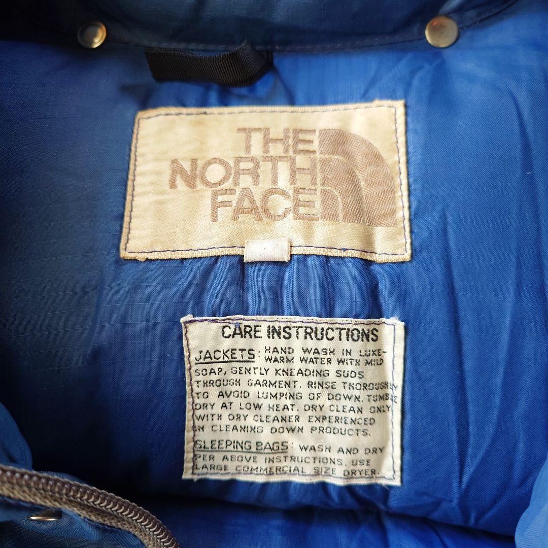 70s NORTHFACE ripstop down jacket L USA