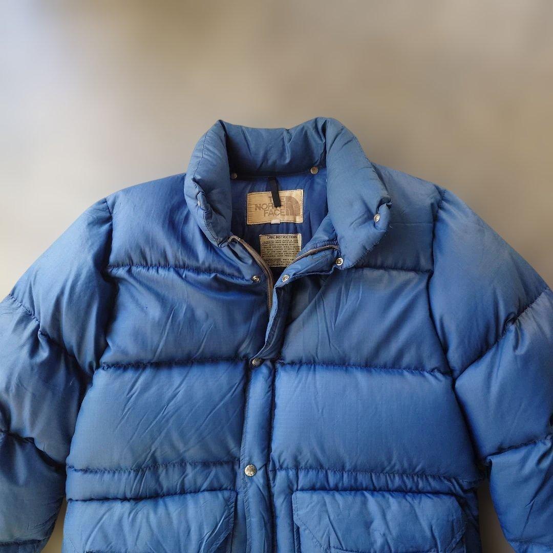 70s NORTHFACE ripstop down jacket L USA