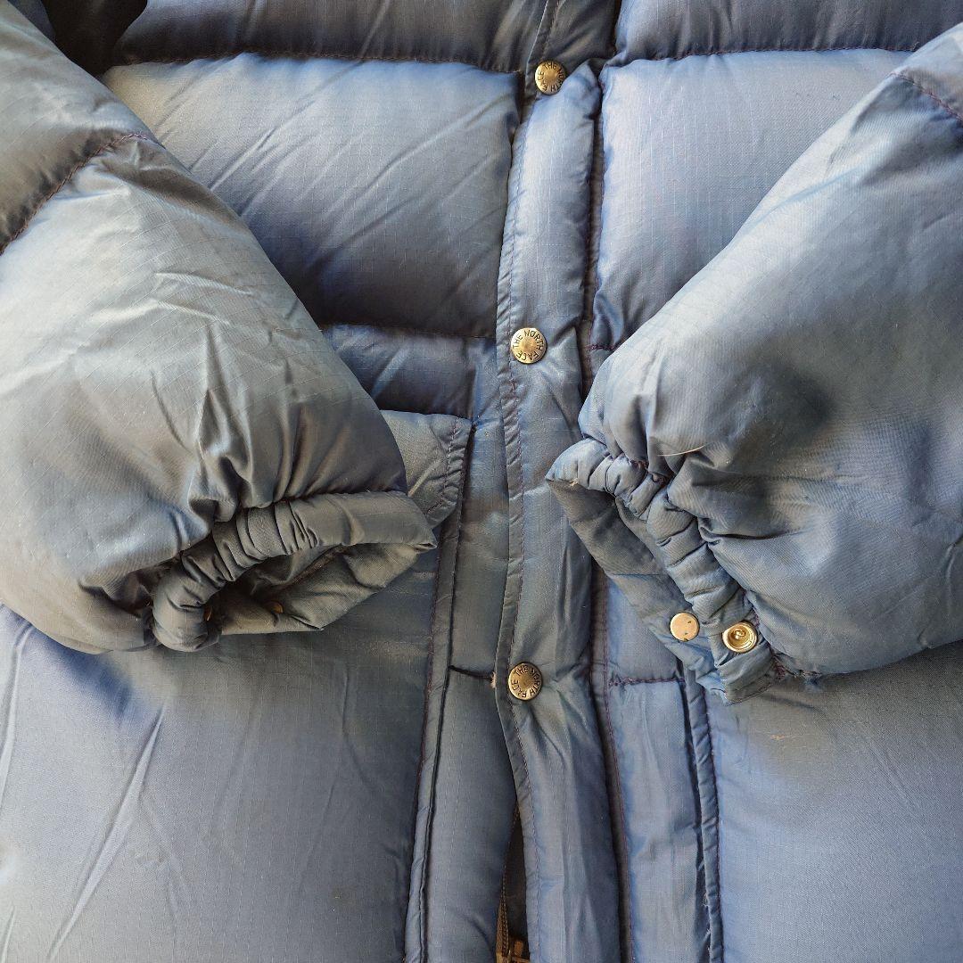 70s NORTHFACE ripstop down jacket L USA