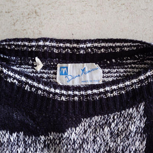 Uded allover knit made in ITALY 古着　ユーズド　柄物ニット　イタリア製　XL