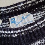 画像をギャラリービューアに読み込む, Uded allover knit made in ITALY 古着　ユーズド　柄物ニット　イタリア製　XL
