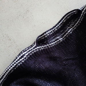 Uded allover knit made in ITALY 古着　ユーズド　柄物ニット　イタリア製　XL