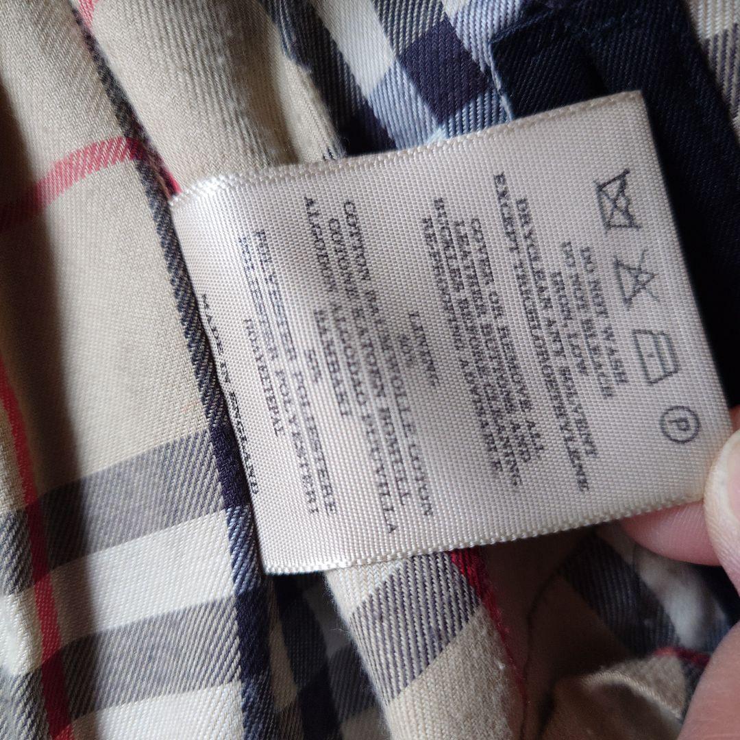 BURBERRY LONDON trench coat black L nova check