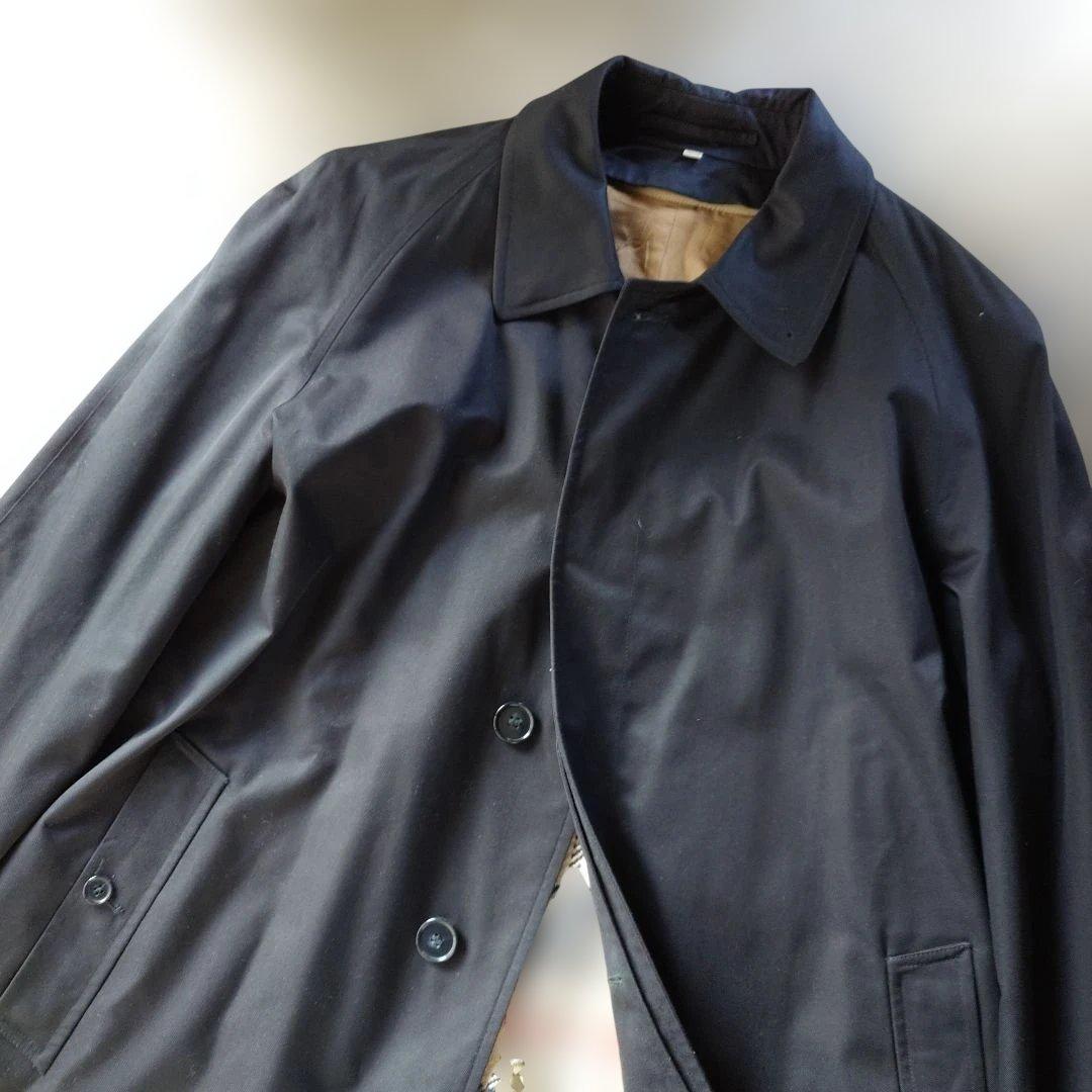 BURBERRY LONDON trench coat black L nova check