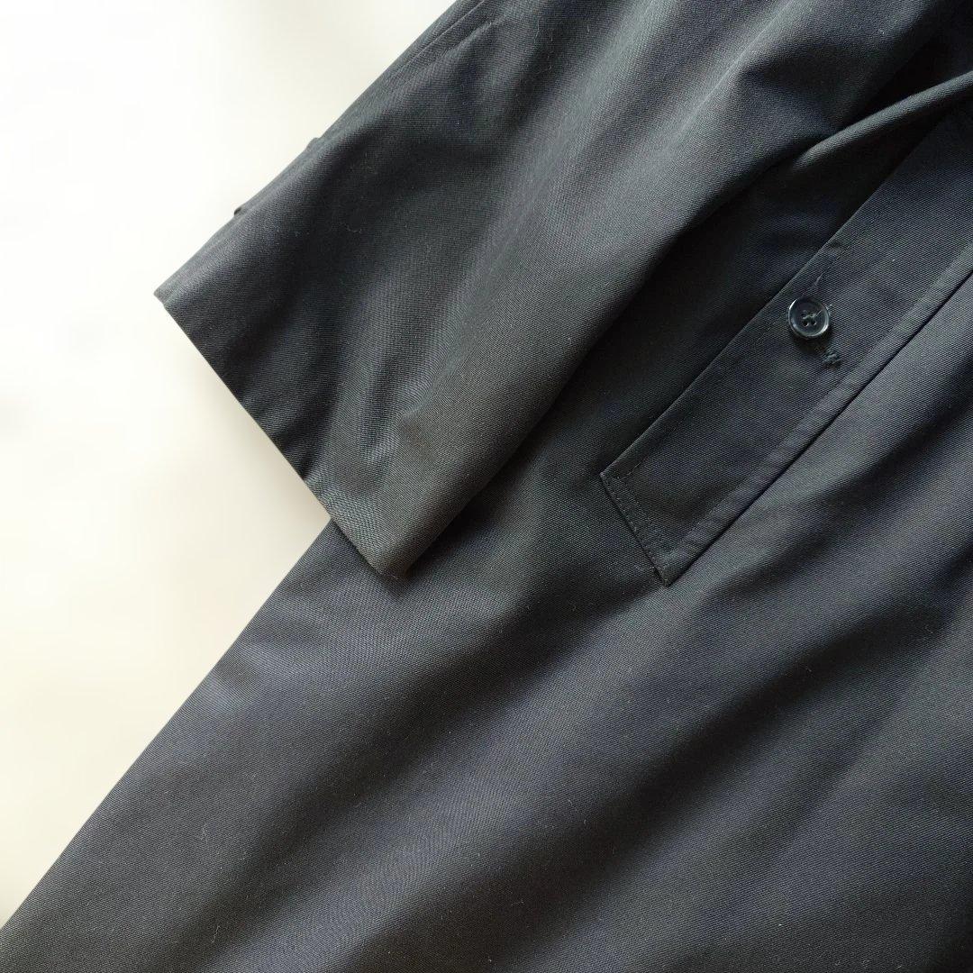 BURBERRY LONDON trench coat black L nova check