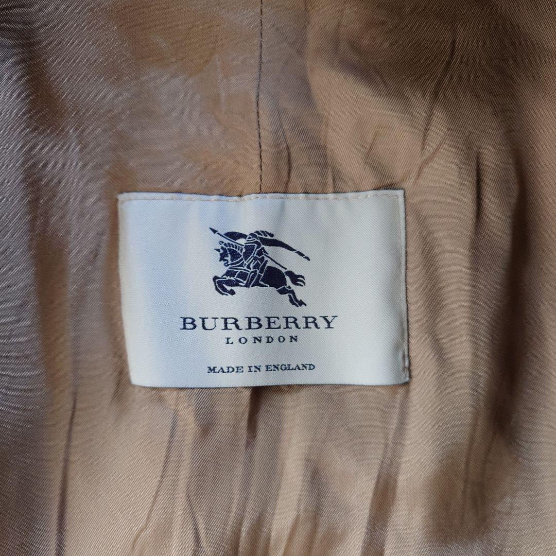 BURBERRY LONDON trench coat black L nova check