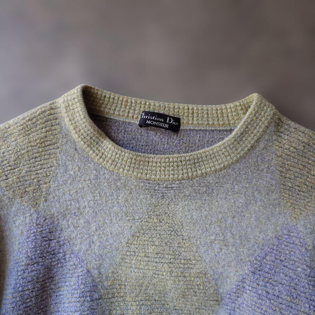 old christian Dior women argile knit F