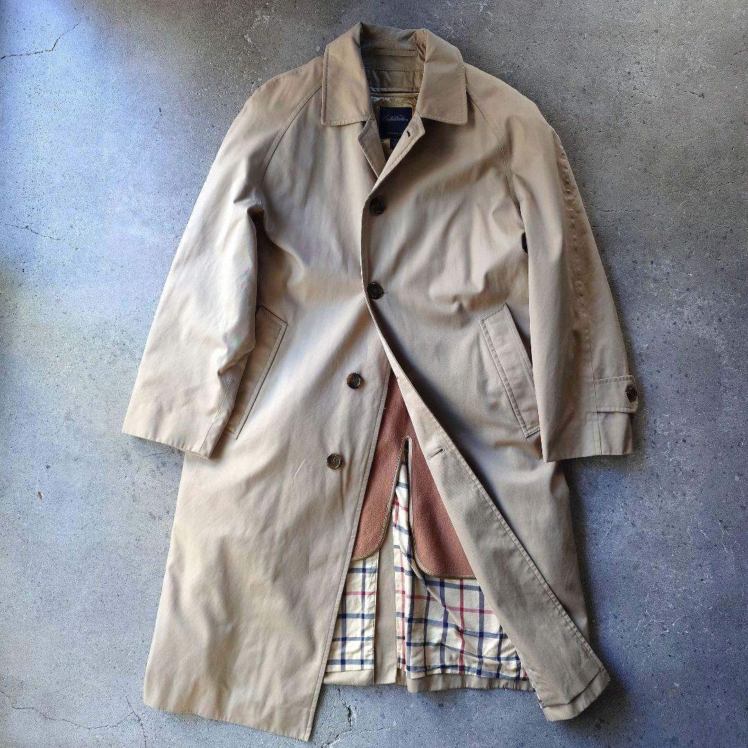 Brooksbrothers trenchcoat USA L 希少　アメリカ製　ブルックスブラザーズ　スプリング　トレンチコート