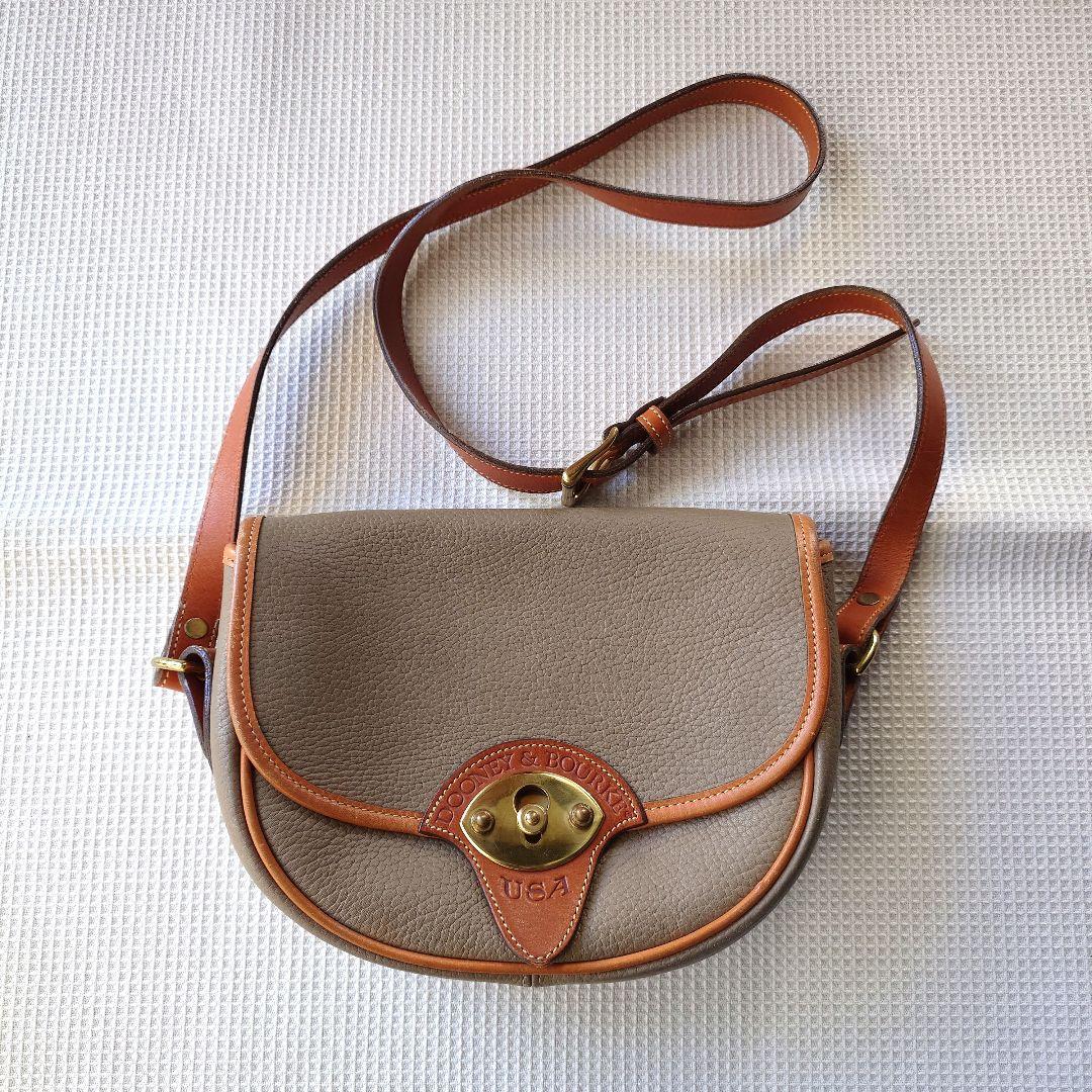 DOONEY&BOURKEY Made in USA  アメリカ製　レザーショルダーバッグ