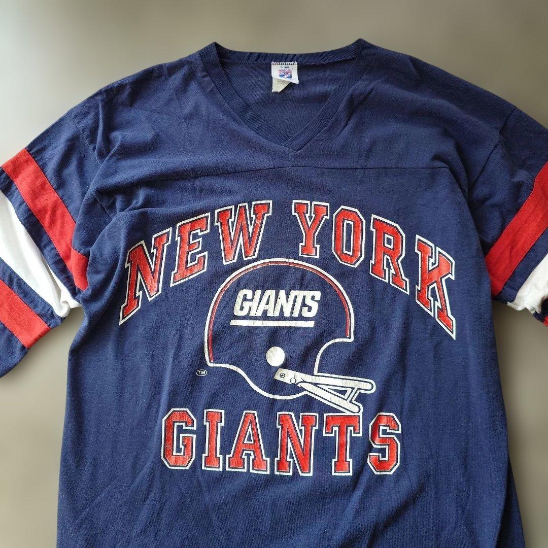 90s made in USA football tee NEWYORK GIANTS L
