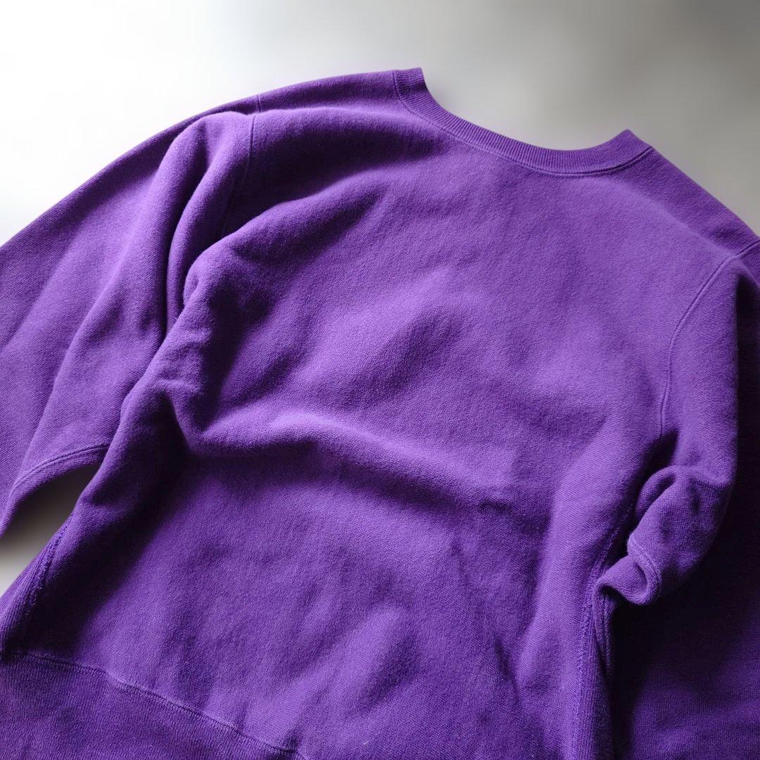 90s champion reverse weave sweat USA puple 目なし