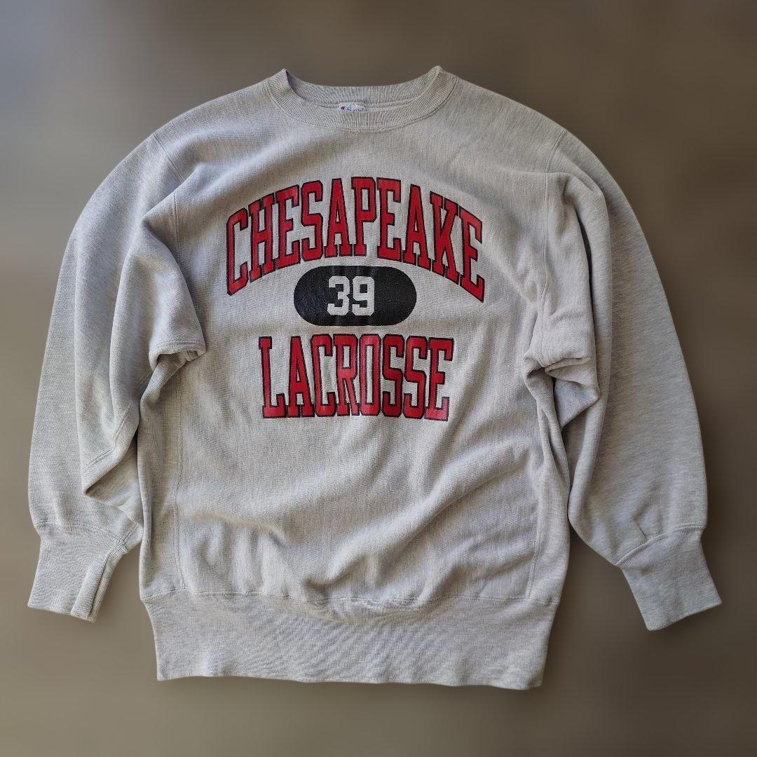 90s Champion reverse weave USA 袖目なし 囲み文字
