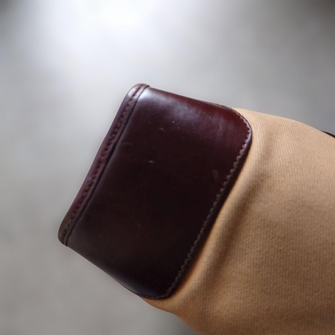 poloralphlauren canvas bag camel