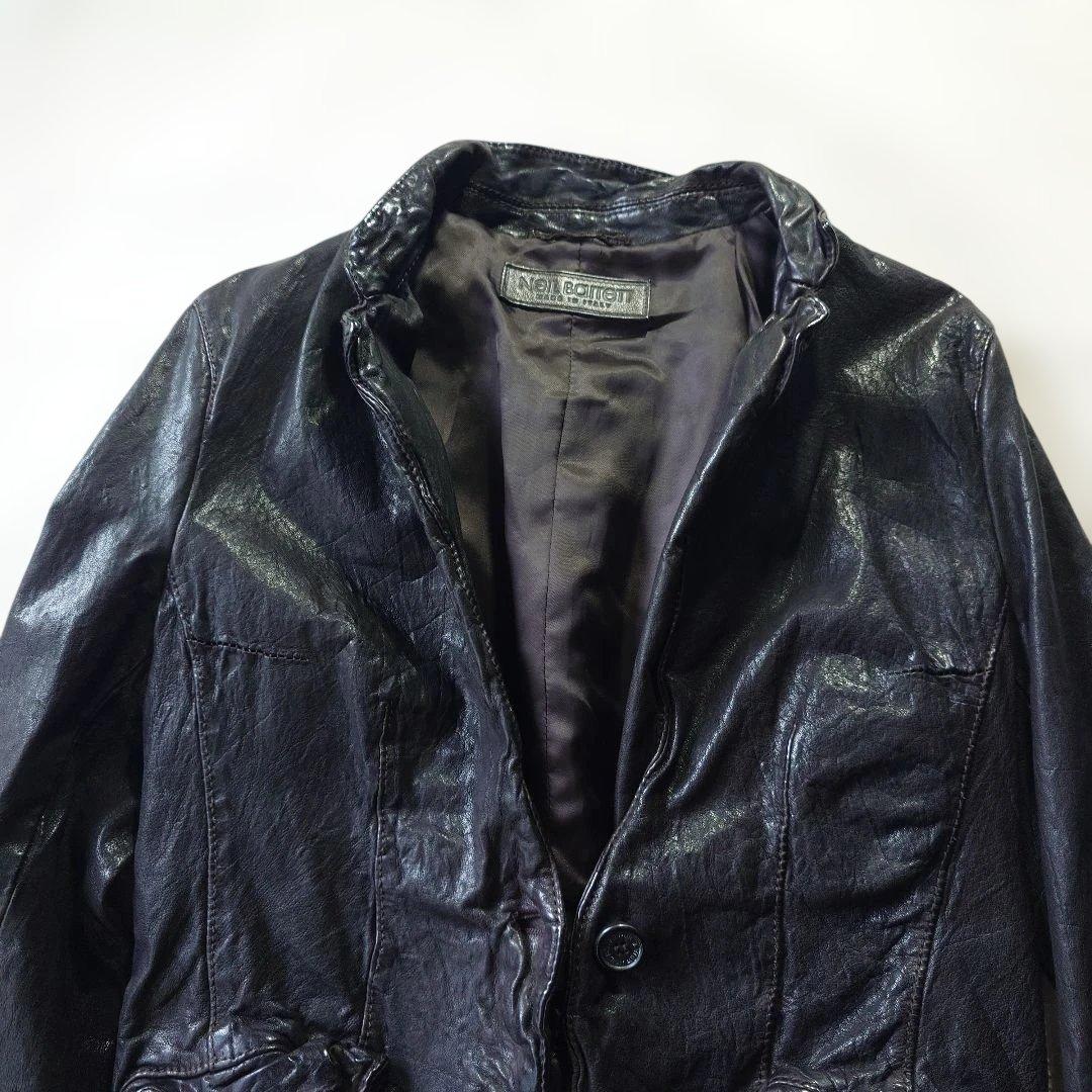 NeilBarrett women Leather Jacket XS italy