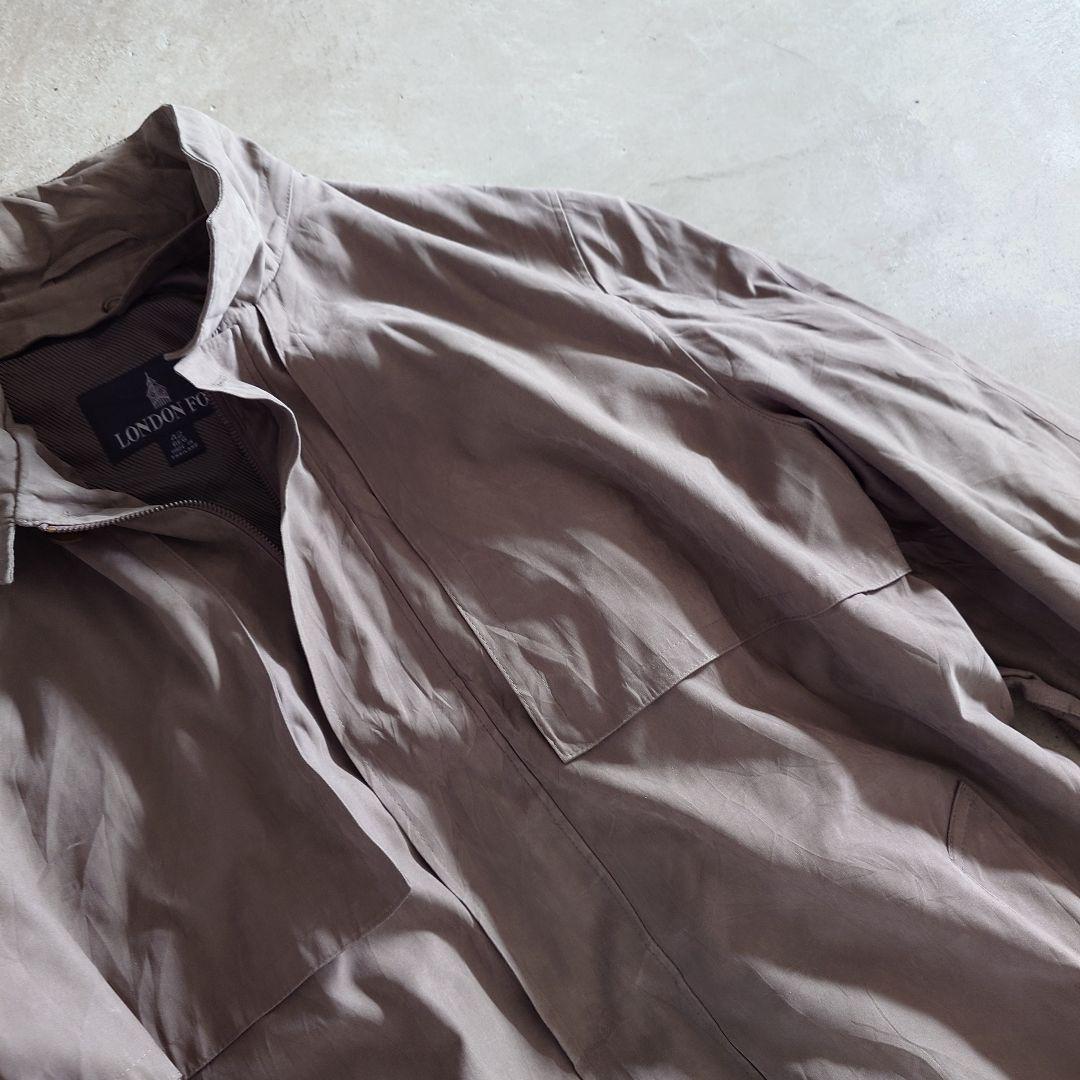 LONDON FOG　 stand military coat 42