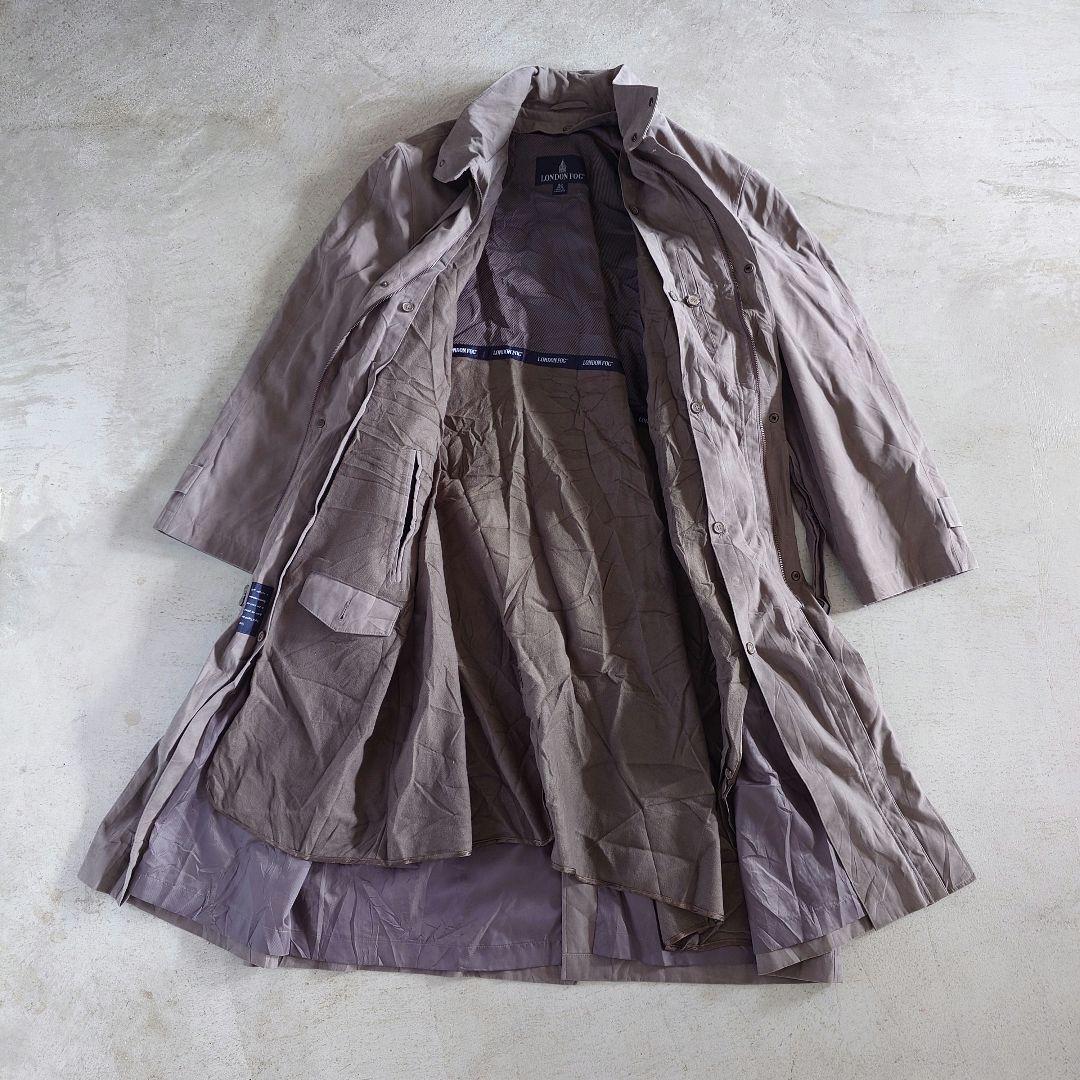 LONDON FOG　 stand military coat 42