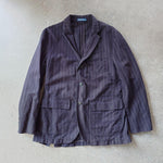 画像をギャラリービューアに読み込む, poloralphlauren stripe shirts moleskin L ラルフローレン　ストライプ　ジャケット　コットンモールスキン　L
