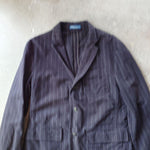 画像をギャラリービューアに読み込む, poloralphlauren stripe shirts moleskin L ラルフローレン　ストライプ　ジャケット　コットンモールスキン　L
