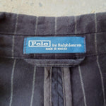 画像をギャラリービューアに読み込む, poloralphlauren stripe shirts moleskin L ラルフローレン　ストライプ　ジャケット　コットンモールスキン　L

