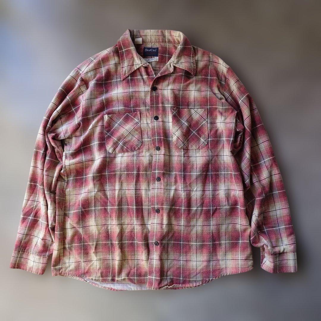 DEECEE ombre check print nel shirts XL